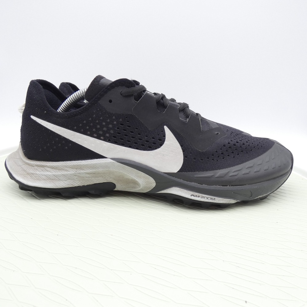 Nike Air Zoom Terra Kiger 7 CW6062-002 Mens US 10.5 Shoes Black Platinum Sneaker